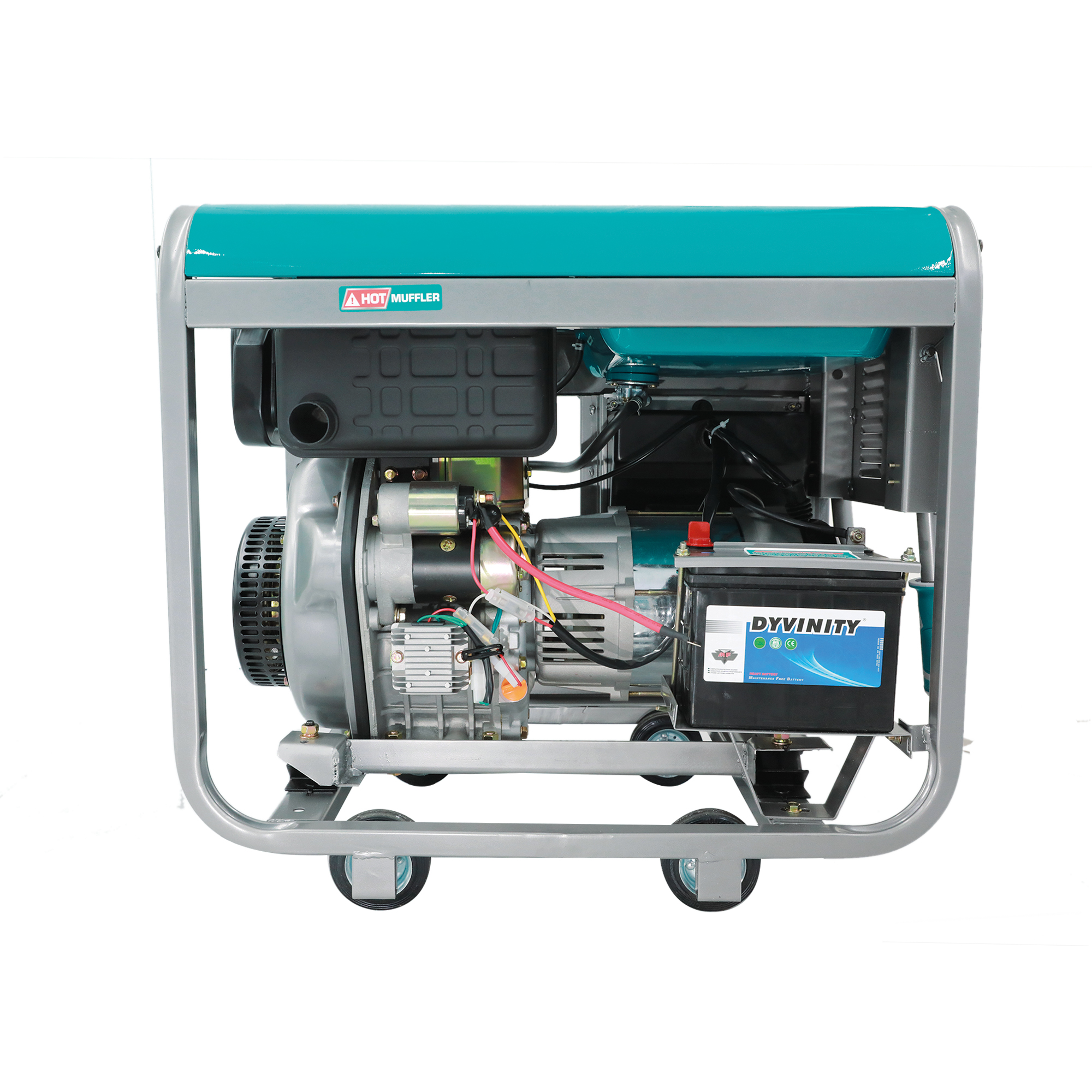 GERADOR portátil diesel aberto 5.0 kW - Monofásico TP450001 | 5.0 kW