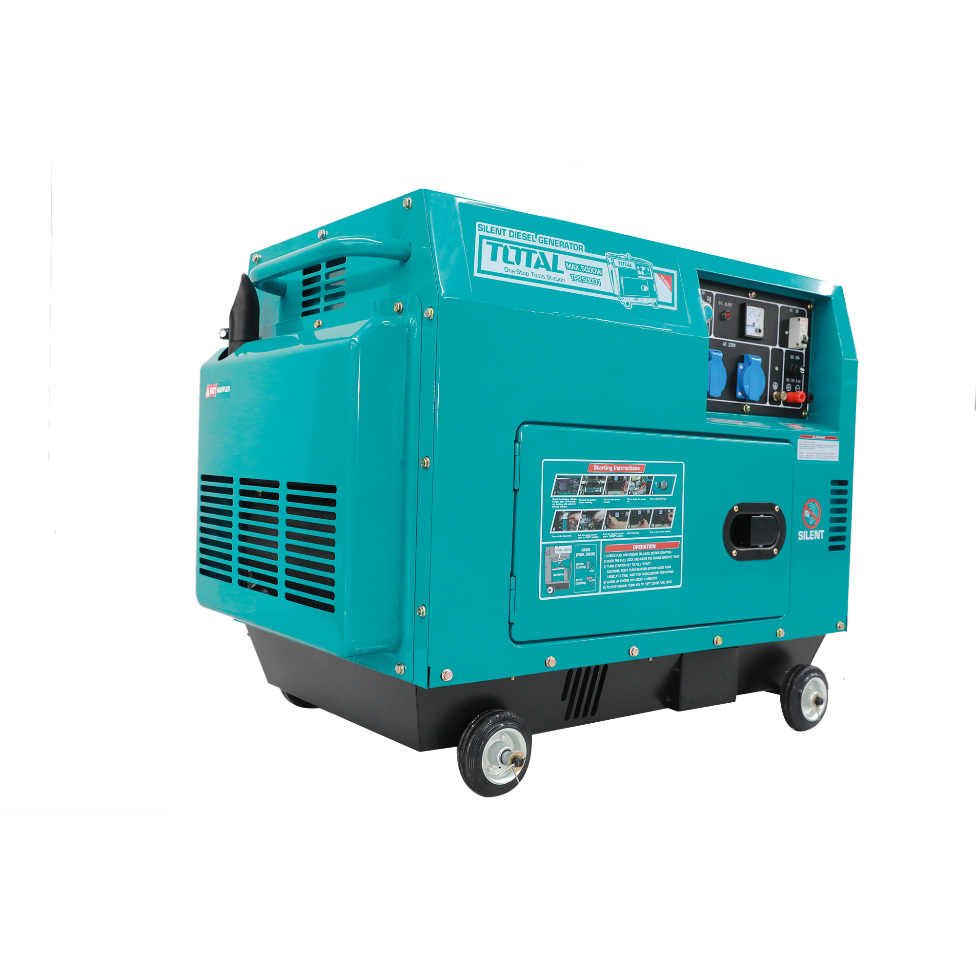 GERADOR diesel insonorizado 5.0 kW - Trifásico TP250003 | 5.0 kW