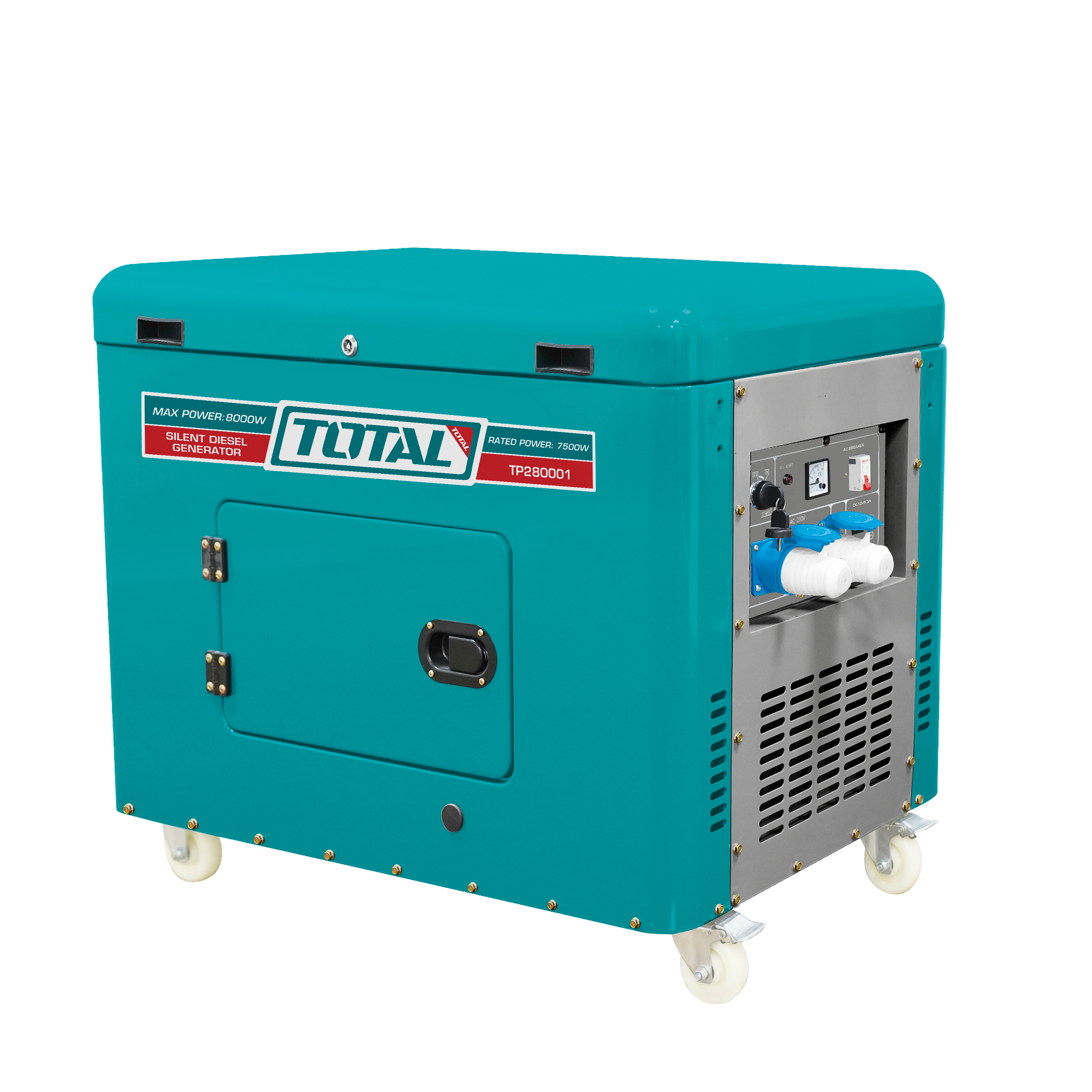 GERADOR diesel insonorizado 8.0 kW - Monofásico TP280001 | 8.0 kW