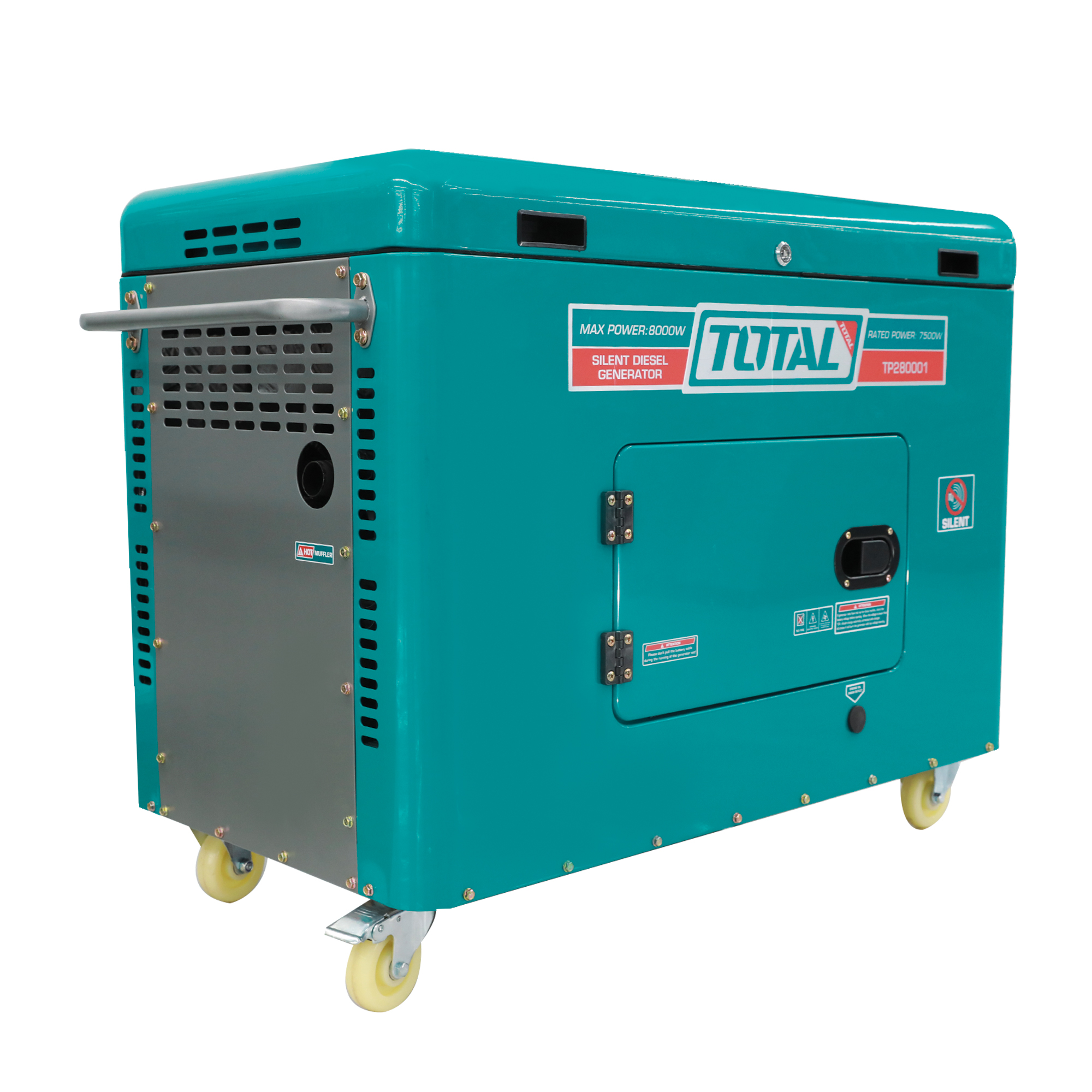 GERADOR diesel insonorizado 8.0 kW - Monofásico TP280001 | 8.0 kW