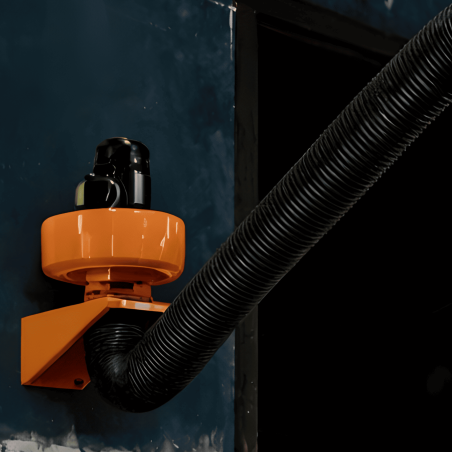 KEMPER - Kit de aspiração de fumos de soldadura + braço de aspiração flexível 2 metros