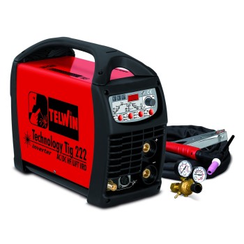 TELWIN - TIG AC/DC HF Technology 222 | Aparelho de soldar TIG com acessórios