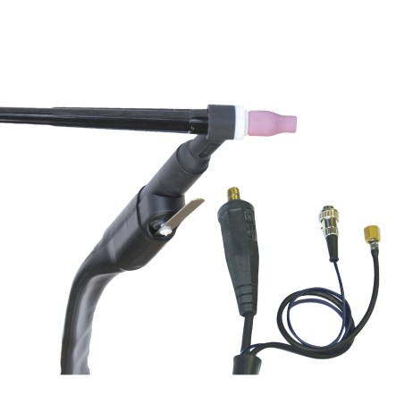 Tocha de lamelas para soldadura TIG SR26 L para posto Gys