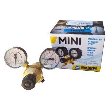 Redutor de pressão Mini com dois manómetros