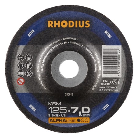 Rebolo de desbaste Ø 125 mm Rhodius