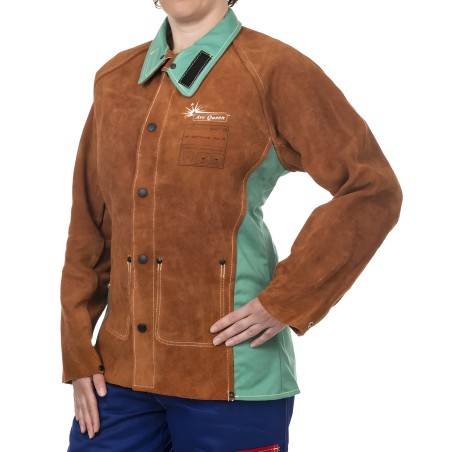 Women's welder jacket Lava Brown Weldas
