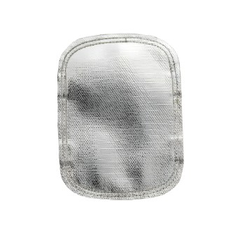 Escudo de proteção de mão aluminizado com dorso em couro Weldas