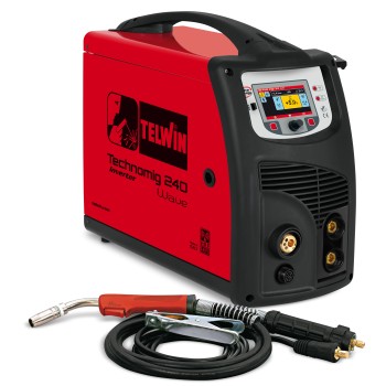 TELWIN - DUAL 240 WAVE Synergic | Posto de soldar MIG MAG semiautomático