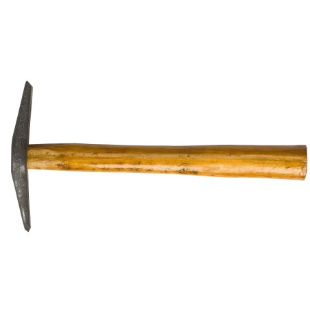 Martelo picador de soldadura com cabo de madeira
