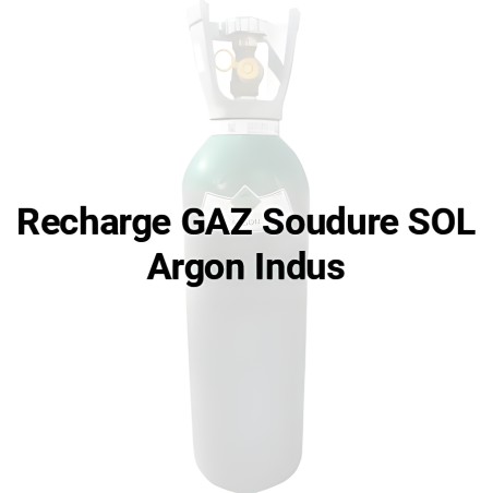 Recarga de gás Sol Argon Indus