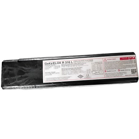 165 eléctrodos INOX 316 L 