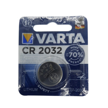 Pilha de botão de lítio CR2032