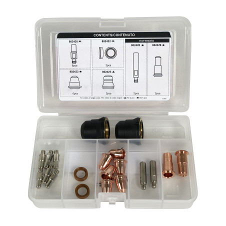 Conjunto de consumíveis para cortador plasma Telwin 41 XT