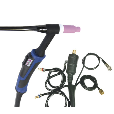 Tocha para soldadura TIG SR17 DB conector 35/50 amphenol 7 pontos