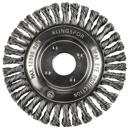 KLINGSPOR - Escova circular Ø 125 fio torcido - BRP 600Z