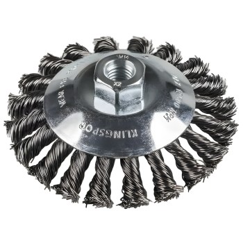 KLINGSPOR - Escova cónica de fio torcido Ø 115 mm BK 600Z
