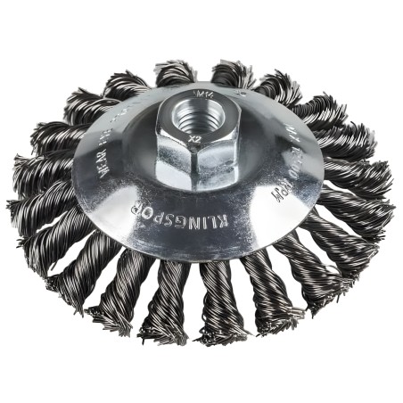KLINGSPOR - Escova cónica de fio torcido Ø 115 mm BK 600Z