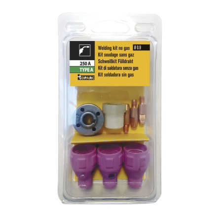 GYS - kit de soldadura sem gás para tocha 250 A e rolo tipo A