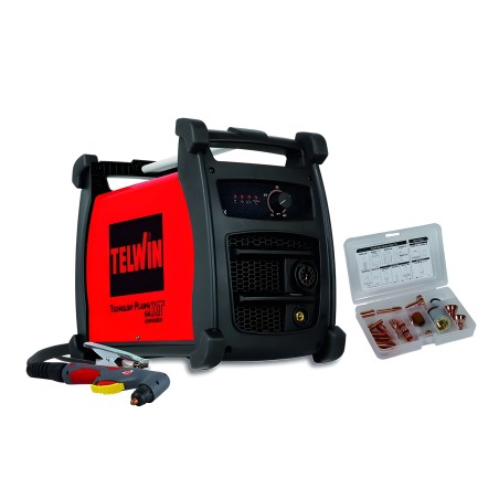 Cortador de plasma Telwin Technology 54 XT com compressor integrado