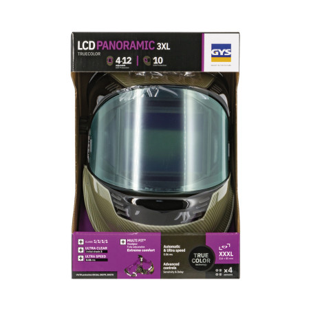 Máscara de solda GYS LCD PANORAMIC 3XL