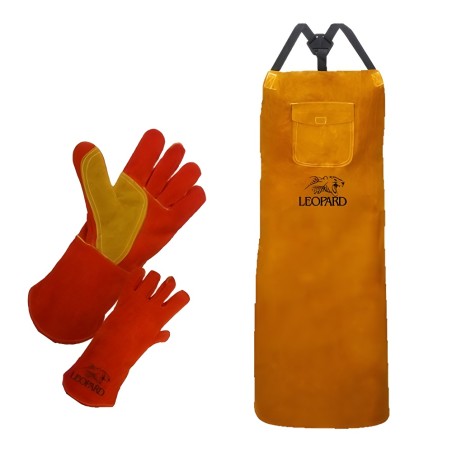 PACK Avental e Luvas de soldadura