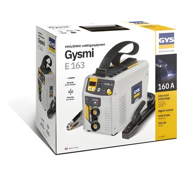 Máquina de soldar MMA Inverter Gysmi E 163 GYS