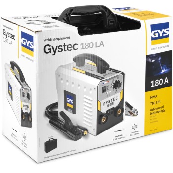 Máquina de soldar GYSTEC 180 LA com máscara