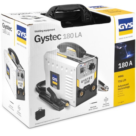 Máquina de soldar GYSTEC 180 LA com máscara