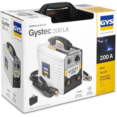 Máquina de soldar GYSTEC 200 LA com mala