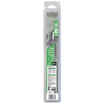 Pack de 14 elétrodos INOX 316L Ø 1,6 mm GYS