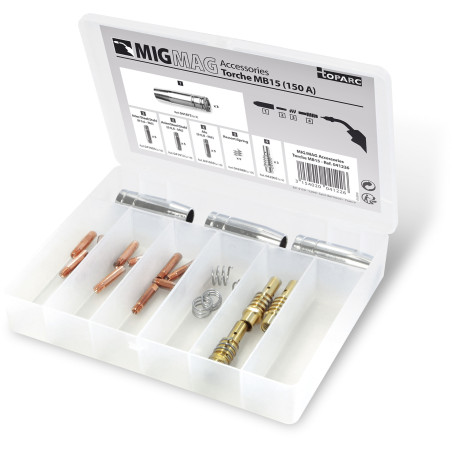 Kit de acessórios para tocha mig MB 15 150A