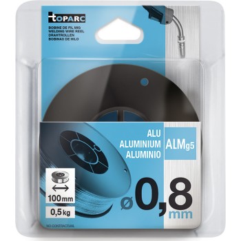 GYS - Bobine de fio Alu AlMg5 Ø 0,8mm - D100 - 0,5kg