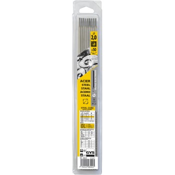 Pack de 50 eléctrodos AÇO rutílicos Ø 2 mm GYS