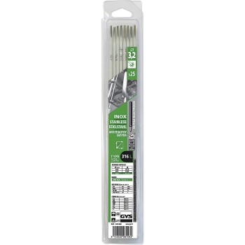 Pack of 25 INOX 316L Ø 3.2 mm GYS electrodes