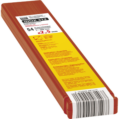 eléctrodos inox 312R Ø 2,5 mm GYS X54 peças