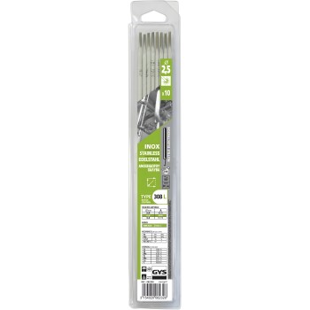 Pack of 10 INOX 308L electrodes Ø 2.5 mm GYS