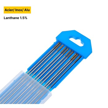 Eléctrodos de Tungsténio Lantânio 1,5% (Dourado) - Ø2,0x150 mm (x10)