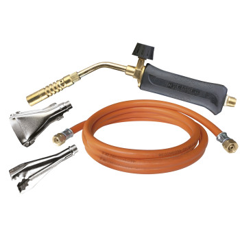 Kit maçarico aquecedor 3 queimadores