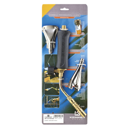 Kit maçarico aquecedor 3 queimadores