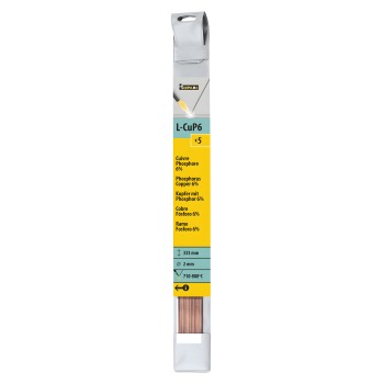 5 varetas de cobre fósforo 6% Ø2.0 (C.333mm)