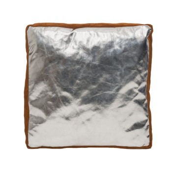Almofada de soldadura em couro crosta bovino/aluminizado