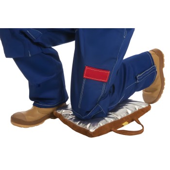 Almofada de soldadura em couro crosta bovino/aluminizado - 76,38 €