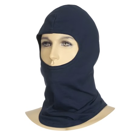 Máscara de proteção, roupa interior ignífuga