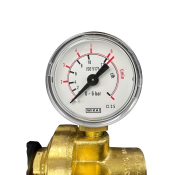 Débito em decilitros para garrafa descartável de gás neutro (Árgon e Árgon +CO²)