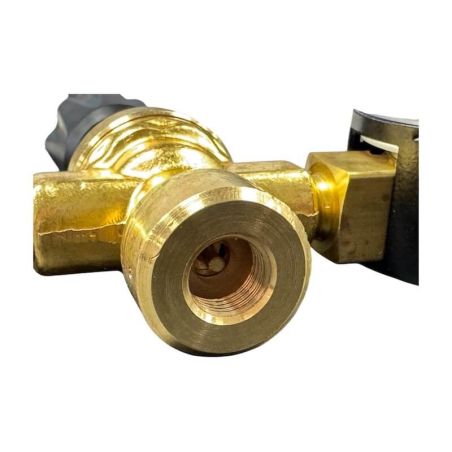 Flow meter for disposable neutral gas cylinder (Argon and Argon +CO²)