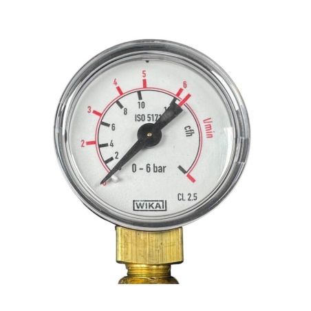 Débito em decilitros para garrafa descartável de gás neutro (Árgon e Árgon +CO²)