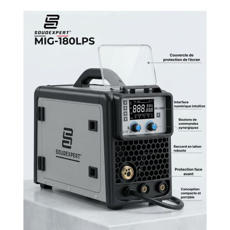 SOUDEXPERT - Máquina de soldar PROMIG Multiprocessos 180A