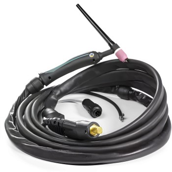 Tocha Gys de lamela L.4m para soldadura TIG SR26 conector Amphenol 7 pinos Ø 35/50