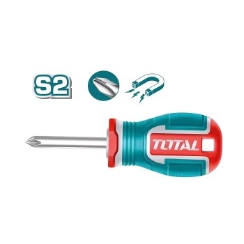 Chave de parafusos curta Phillips TSDPH2038 | PH2 x 38 mm