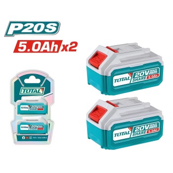 Jogo de 2 baterias de 5Ah TOSLI240464E | 20 V - 5 Ah